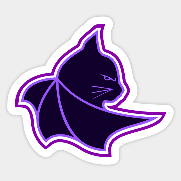 Ciabatta Bat-Cat Hockey Logo Sticker by CiabattaBatCat